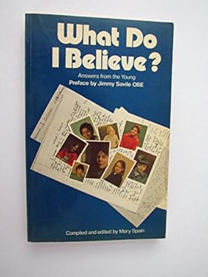 Bild des Verkufers fr What Do I Believe?: Answers from the Young zum Verkauf von WeBuyBooks