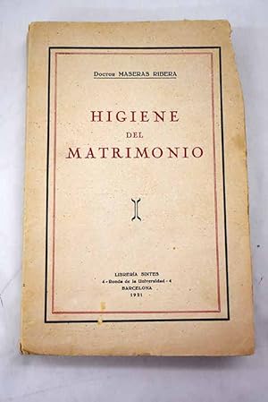 Imagen del vendedor de Higiene del matrimonio a la venta por Alcan Libros