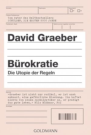 Seller image for Brokratie: Die Utopie der Regeln for sale by artbook-service