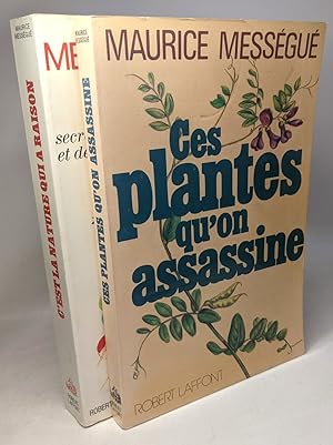 Ces plantes qu'on assassine 1983 + C'est la nature qui a raison 1973 ---- 2 livres