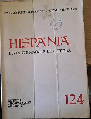 HISPANIA. REVISTA ESPAÑOLA DE HISTORIA 124.