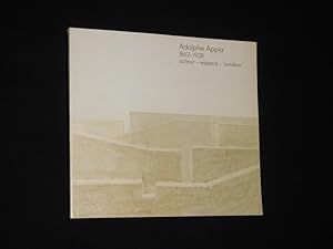 Imagen del vendedor de Adolphe Appia 1862 - 1928. Acteur, espace, lumiere [Catalogue] a la venta por Fast alles Theater! Antiquariat fr die darstellenden Knste