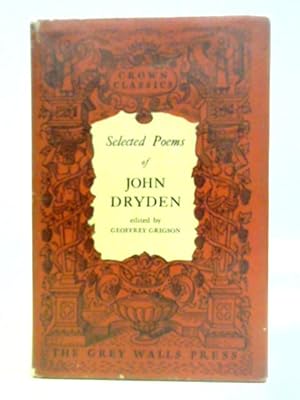 Bild des Verkufers fr Selected Poems of John Dryden zum Verkauf von World of Rare Books