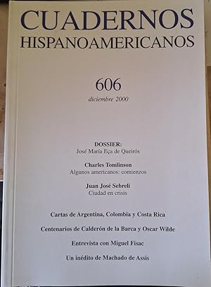 CUADERNOS HISPANOAMERICANOS Nº 606. DICIEMBRE 2000.