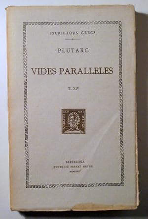 Seller image for VIDES PARAL LELES. T XIV Agesilau i Pompeu - Barcelona 1934 - Text original i traducci - En rstica for sale by Llibres del Mirall