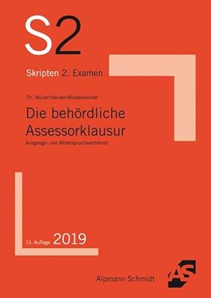 Bild des Verkufers fr Die behrdliche Assessorklausur: Ausgangs- und Widerspruchsverfahren zum Verkauf von Express-Buchversand