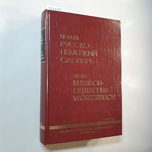 Bild des Verkufers fr Neues Russisch-Deutsches Wrterbuch zum Verkauf von Gebrauchtbcherlogistik  H.J. Lauterbach