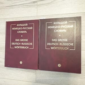 Das große deutsch-russische Wörterbuch in 3 Bänden . Hier nur 2 BÄNDE / Band 1 - A-K + Band 2 L - Z