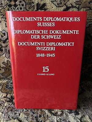 Imagen del vendedor de Diplomatische Dokumente der Schweiz 1848-1945 (Band 15) a la venta por Homeless Books