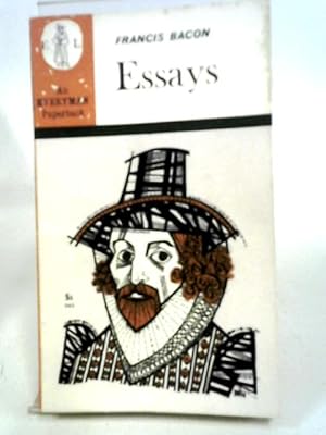 Image du vendeur pour Francis Bacon Essays (Everyman Library) mis en vente par World of Rare Books