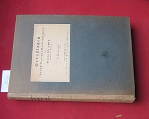 Immagine del venditore per Grundlagen fr das Bauen in Stadt und Land; Bd. 2: Besondere Beispiele. (mit besonderer Rcksicht auf den Wiederaufbau in Ostpreuen) venduto da Versandantiquariat buch-im-speicher