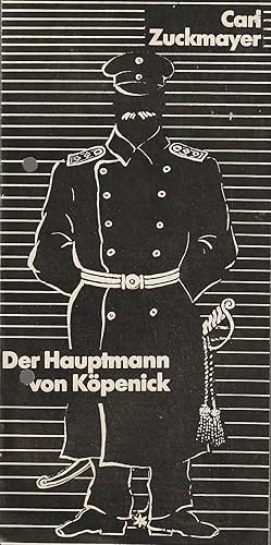 Imagen del vendedor de Programmheft Carl Zuckmayer DER HAUPTMANN VON KPENICK Premiere 18. Mai 1985 Spielzeit 1984 / 85 Heft 14 a la venta por Programmhefte24 Schauspiel und Musiktheater der letzten 150 Jahre