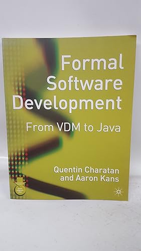 Imagen del vendedor de Formal Software Development: From VDM to Java a la venta por Cambridge Rare Books