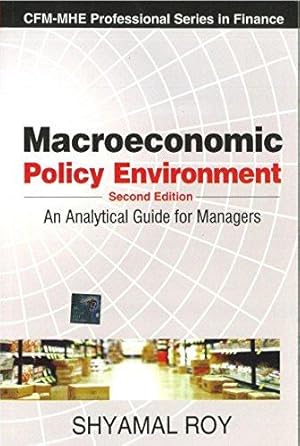 Bild des Verkufers fr Macroeconomic Policy Environment 2ED zum Verkauf von WeBuyBooks