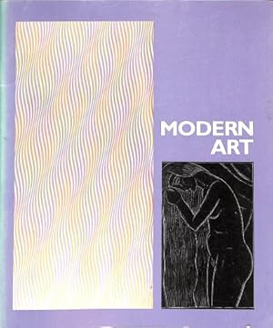 Bild des Verkufers fr Modern art: A picture book based on the collections of Manchester City Art Galleries zum Verkauf von WeBuyBooks