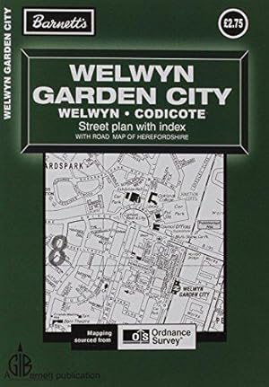 Bild des Verkufers fr Welwyn Garden City Street Plan zum Verkauf von WeBuyBooks