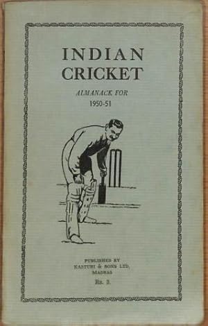 Image du vendeur pour Indian Cricket Almanack For 1950-51 mis en vente par WeBuyBooks