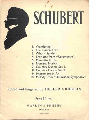 Seller image for Shubert (10 pieces edited and fingered by Heller Nicholls) for sale by WeBuyBooks