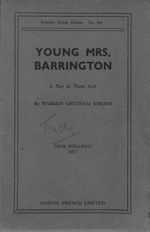 Seller image for YOUNG MRS BARRINGTON for sale by WeBuyBooks