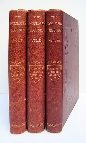 Seller image for THE INGOLDSBY LEGENDS Or Mirth and Marvels. By Thomas Ingoldsby, Esq. Edited by his daughter Mrs Edward A. Bond. Eighty-eighth Edition. In three volumes. for sale by Marrins Bookshop