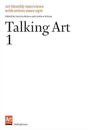 Bild des Verkufers fr Talking Art: Interviews with Artists Since 1976. Volume 1 zum Verkauf von WeBuyBooks