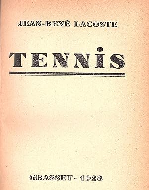 Imagen del vendedor de Tennis a la venta por Gilibert Libreria Antiquaria (ILAB)