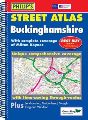 Seller image for Philip's Street Atlas Buckinghamshire for sale by WeBuyBooks