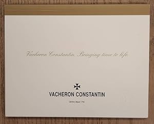 Seller image for Vacheron Constantin, Bringing Time to Life, Watch Catalog. for sale by Frans Melk Antiquariaat
