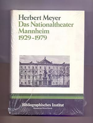 Bild des Verkufers fr Das Nationaltheater Mannheim 1929-1979. zum Verkauf von Die Wortfreunde - Antiquariat Wirthwein Matthias Wirthwein