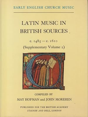 Latin Music in British Sources c.1485 - c.1610 (Supplementary Volume 2)