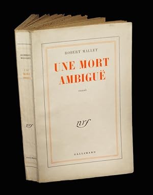 Bild des Verkufers fr Une mort ambigu. zum Verkauf von Babel Librairie