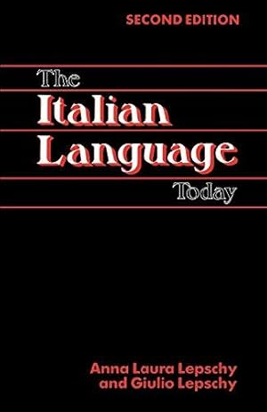 Seller image for The Italian Language Today for sale by WeBuyBooks