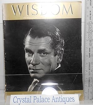 WISDOM MAGAZINE, Vol. 1 No. 7, Laurence Olivier Cover