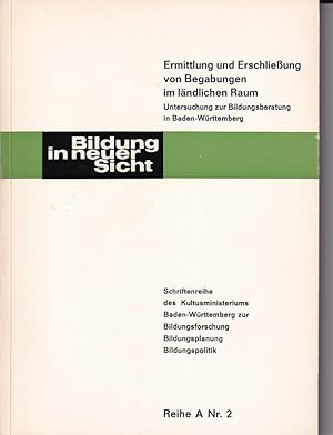 Seller image for Ermittlung und Erschlieung von Begabungen im lndlichen Raum for sale by Clivia Mueller