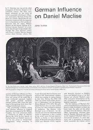 Imagen del vendedor de German Influence on Daniel Maclise. An original article from Apollo, International Magazine of the Arts, 1973. a la venta por Cosmo Books