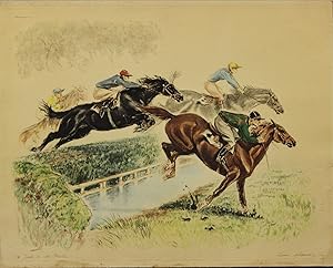 French Steeplechase Etching