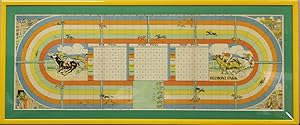 Belmont Park c1920s Horse Race Game Board Custom Framed