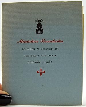 Miniature Broadsides Designed & Printed by the Black Cat Press