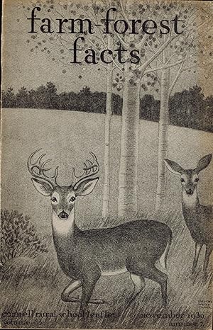 Seller image for FARM-FOREST FACTS - CORNELL RURAL SCHOOL LEAFLET, November 1939, Volume 30, Number 2 for sale by UHR Books