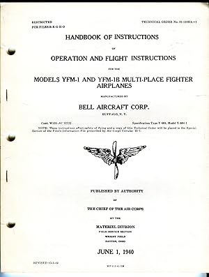 Handbook of Operation and Flight Instructions for the Models YFM-1 and YFM-1B Multi-Place Fighter...