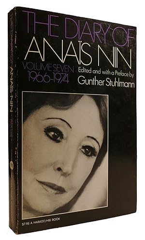 Bild des Verkufers fr THE DIARY OF ANAIS NIN VOLUME 7 1966-1974: VOL. 7 zum Verkauf von Rare Book Cellar