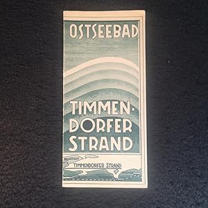 Ostssebad Timmendorfer Strand - gefalteter Werbeprospekt - Panoramakarte