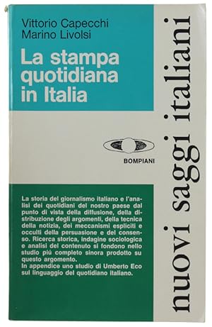 Bild des Verkufers fr LA STAMPA QUOTIDIANA IN ITALIA.: zum Verkauf von Bergoglio Libri d'Epoca