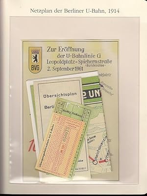 Seller image for Netzplan der Berliner U-Bahn 1914. ( = Lieferung BE 01281 aus Berlin-Archiv, herausgegeben von Hans-Werner Klnner und Helmut Brsch-Supan ). - FAKSIMILE for sale by Antiquariat Carl Wegner