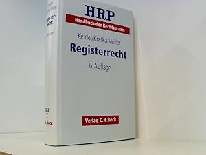 Bild des Verkufers fr Handbuch der Rechtspraxis (HRP), 9 Bde. in 11 Tl.-Bdn., Bd.7, Registerrecht von Alexander Krafka ; Heinz Willer zum Verkauf von Book Broker