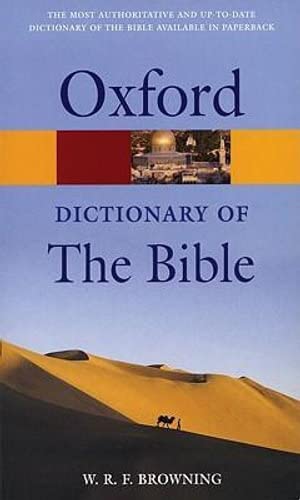 Imagen del vendedor de A Dictionary Of The Bible (Oxford Paperback Reference) a la venta por Modernes Antiquariat an der Kyll