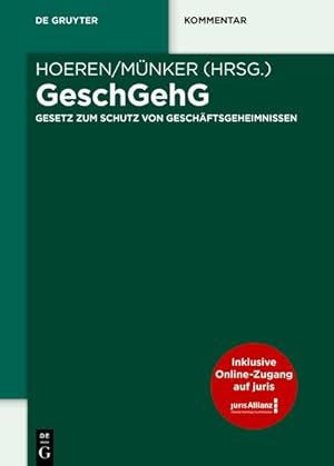 Seller image for GeschGehG: Gesetz zum Schutz von Geschftsgeheimnissen (De Gruyter Kommentar) for sale by Studibuch