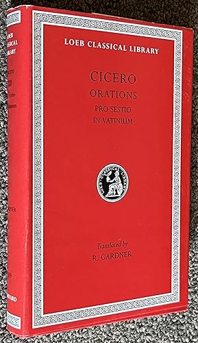 Seller image for Cicero; Orations: Pro Sestio & in Vatinium for sale by DogStar Books