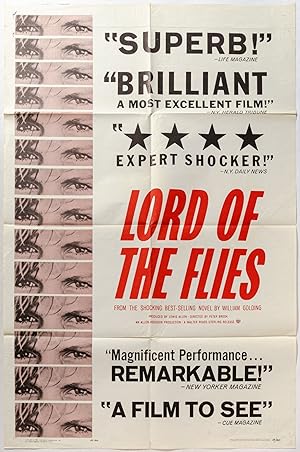 Bild des Verkufers fr [Movie Poster]: Lord of the Flies zum Verkauf von Between the Covers-Rare Books, Inc. ABAA