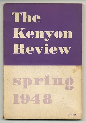 Bild des Verkufers fr The Kenyon Review - Vol. X, No. 2, Spring 1948 zum Verkauf von Between the Covers-Rare Books, Inc. ABAA